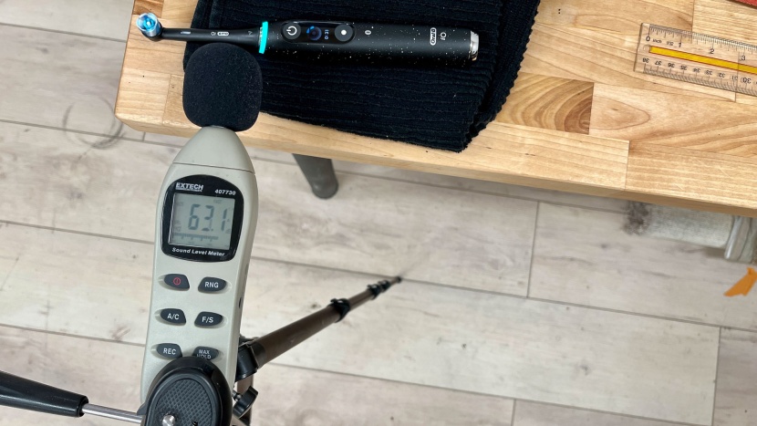 oral-b io series 10 - we measured the sound levels of each electric toothbrush using a...