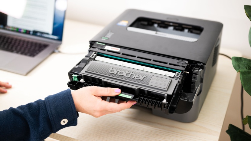 brother hl-l2300d - large toner cartridges will keep the brother running for a long time...