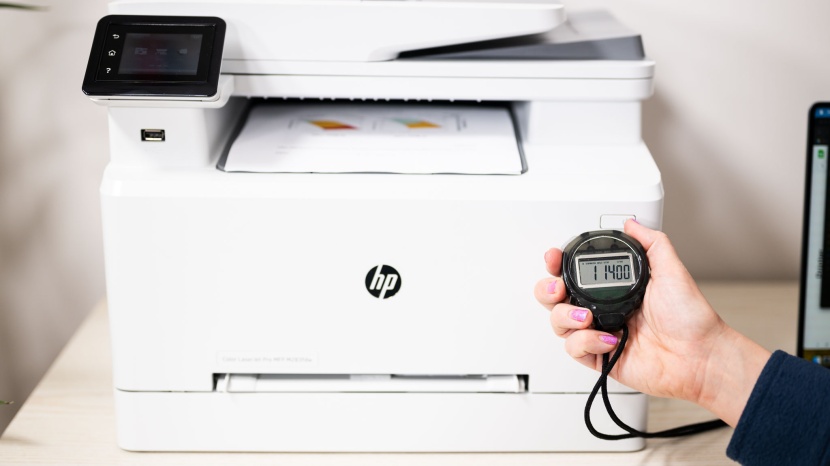 hp color laserjet pro mfp m283fdw - a fast, capable printer - just not for photos.
