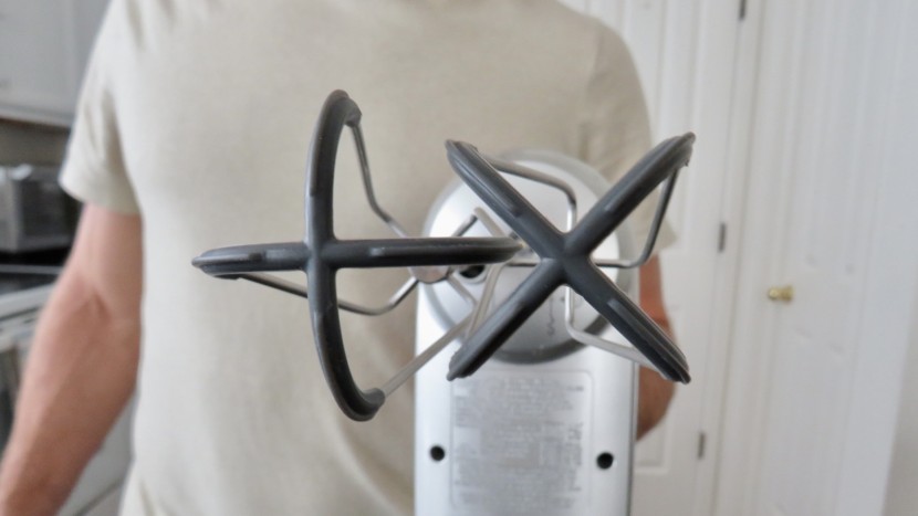 hand mixer - the magic of the breville is in these silicone-tipped beaters. they...