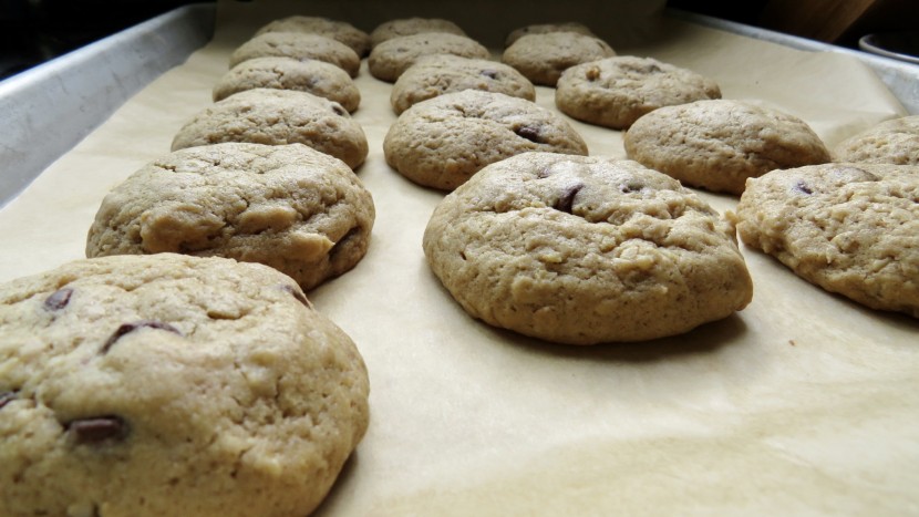 the delicious cowboy cookies made throughout our hand mixer testing.