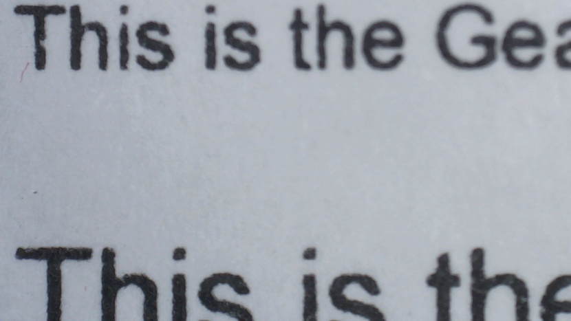 although the text quality is better than most, there are some...