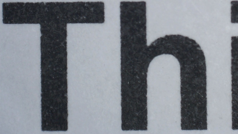 sharp text detail is a strongpoint for this model.