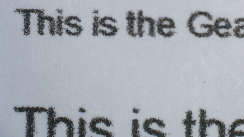 epson workforce pro wf-4820 - smaller text loses definition but still stays legible to the naked...