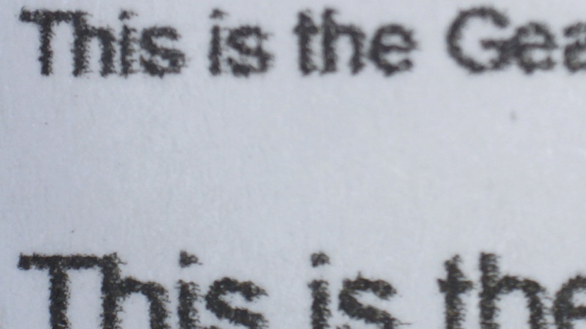 we noticed some smearing under our microscope from the hp envy.