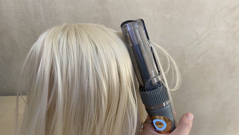 curling iron - the conair curl secret seemed to get tangled easily. we did manage...