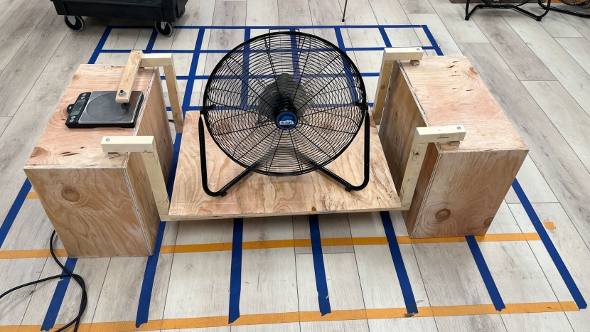 floor fan - inspired by matthias wandel&#039;s design from woodgear, this makeshift...