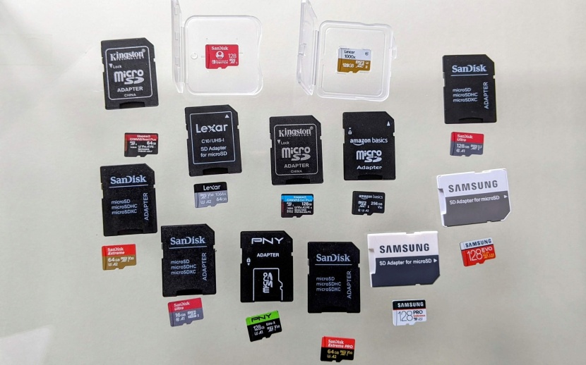 microsd card - though they look similar and seem interchangeable, these cards vary...