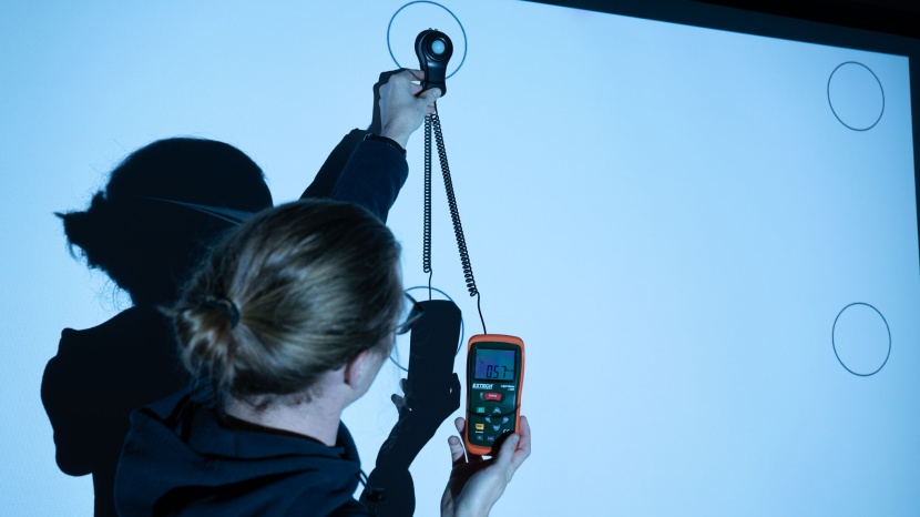 projector - using a light meter, we conducted a thorough ansi contrast ratio...