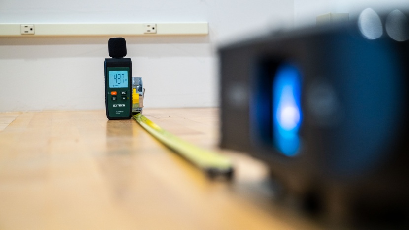 projector noise can be off-putting when you're watching a quiet...