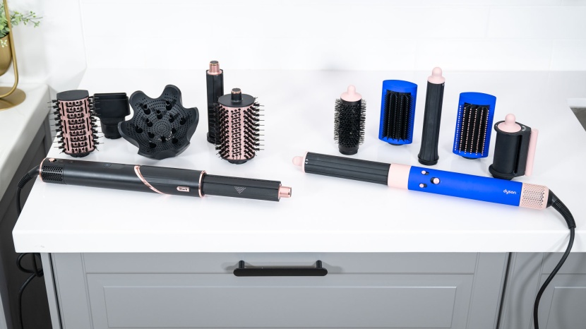 curling iron - the flexstyle and dyson airwrap attachments allow for great...