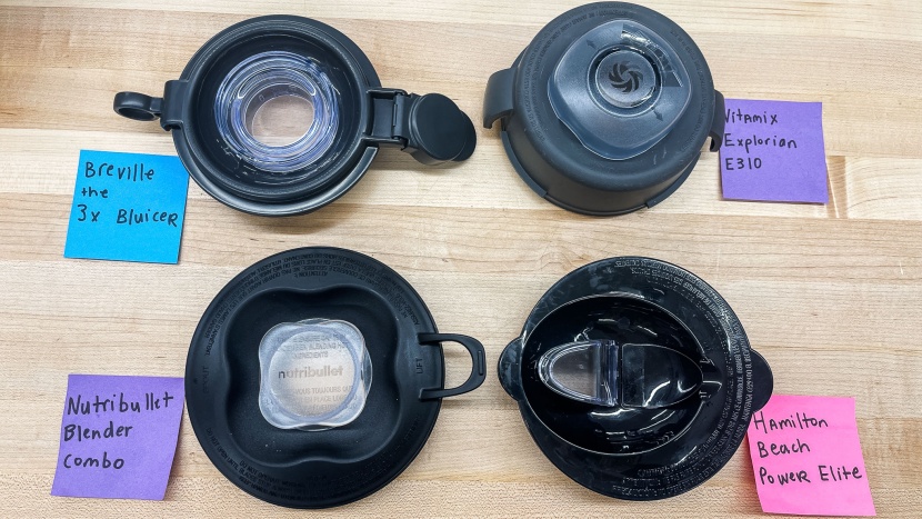 blender - different designs make hand-washing some lids easier than others...