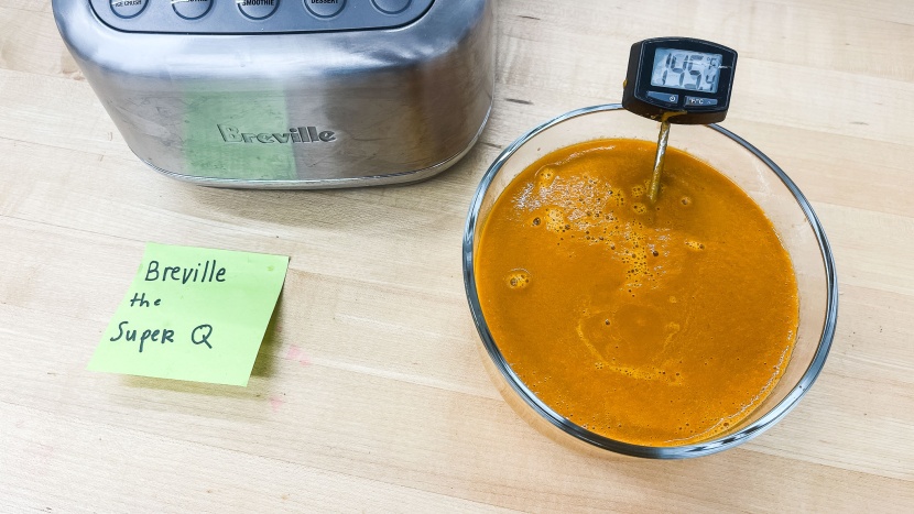 breville the super q - the journal of food science describes the optimal soup temperature...