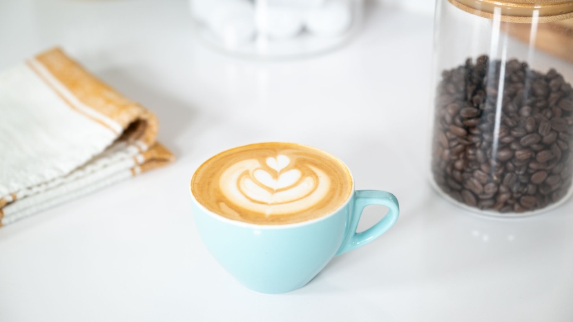 breville barista express - the lovely fruit of our labors.