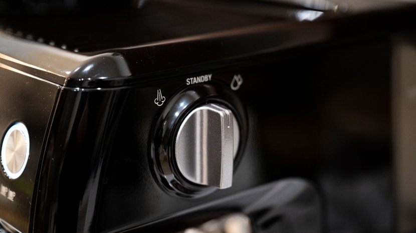 breville barista express - the coffee component and the steam wand are descaled separately...