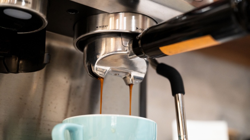 calphalon temp iq - testing a shot after using the pre-infusion feature.