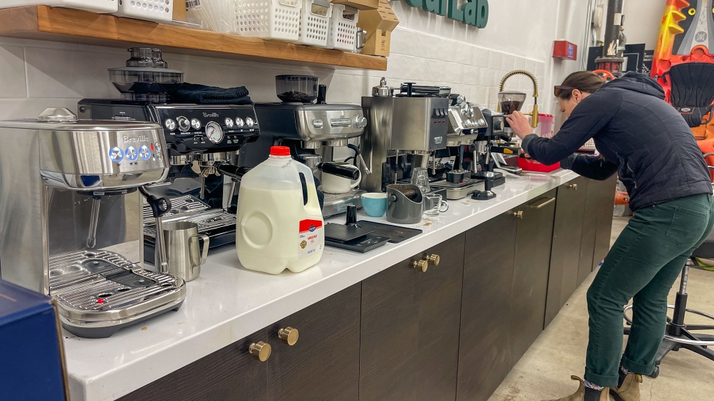 espresso machine - we tested each espresso machine side by side for direct comparison.