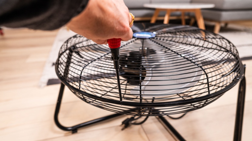 after extensive testing, we deconstructed each fan to properly clean...