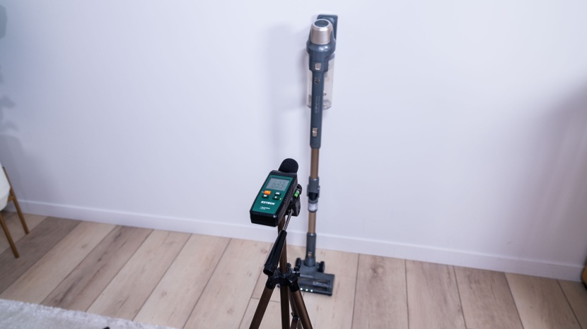 cordless stick vacuum - the kenmore recorded the lowest decibel reading at 75 decibels, but...