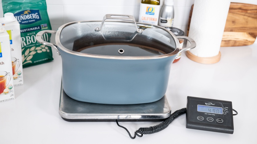 ninja foodi possiblecooker pro 8.5-quart - the ninja foodi weighs in at a manageable five pounds.