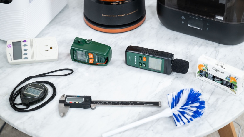 humidifier - some of the tools we used in our testing