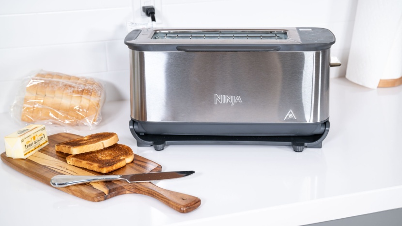 ninja st100 foodi 2-in-1 flip toaster - the ninja excelled on medium and high settings.