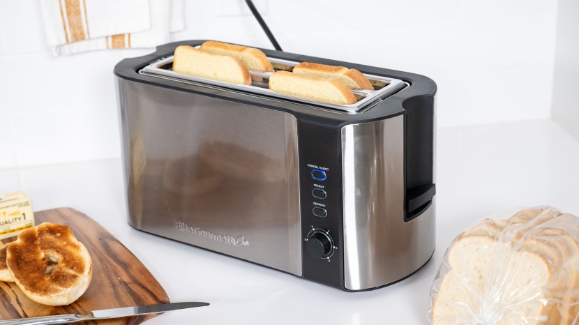 toaster - we toast an array of things including basic, white bread.