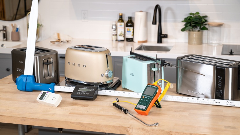 toaster - not only did we make lots of toast, but we also measured, weighed...