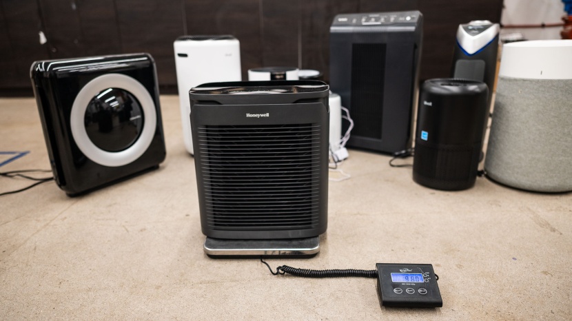 honeywell powerplus hepa - we weighed each air purifier.