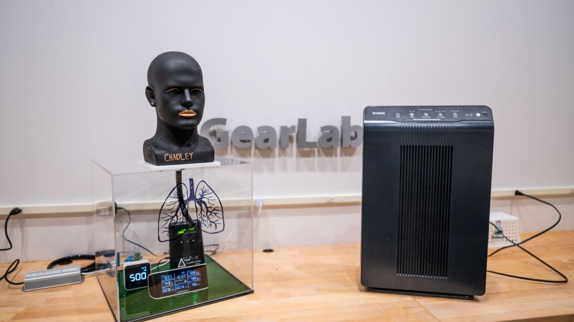 winix 5500-2 - our faux lung model is a new addition to our air cleaning test.