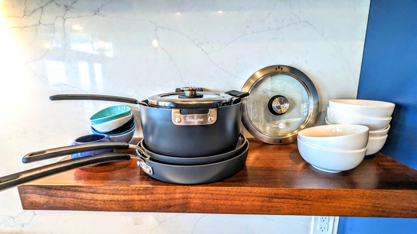 cookware set - finding the right size cookware set saves space and avoids...