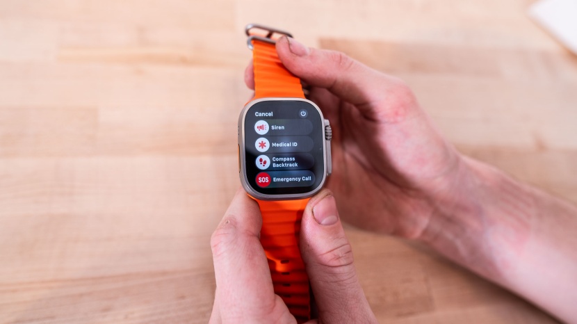 apple watch ultra 2 - smart features include emergency services like emergency calls and...