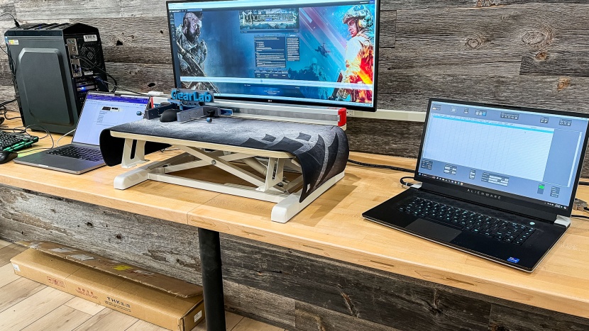 wired mouse - our linear slide test measures mouse sensitivity and accuracy.