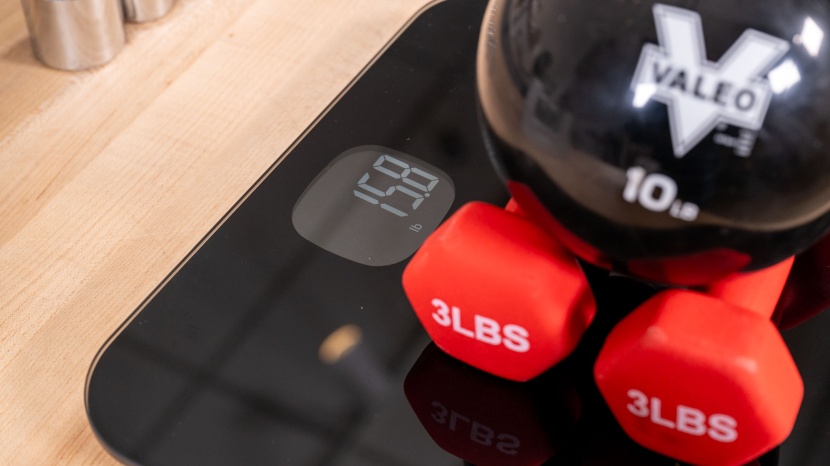 one of our tests includes using weights like dumbells or medicine...