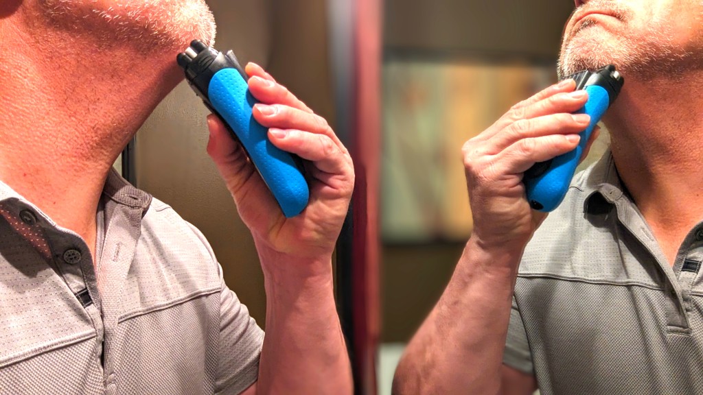 braun series 3 proskin - testing the proskin against five-day old forest of whiskers.