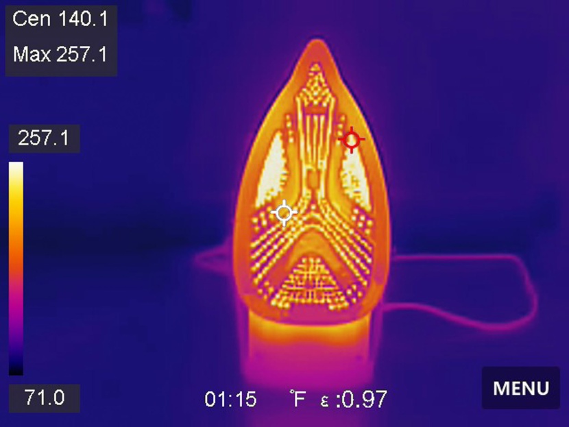 rowenta pro master xcel dw8360u1 - the pro master was not evenly heated throughout.