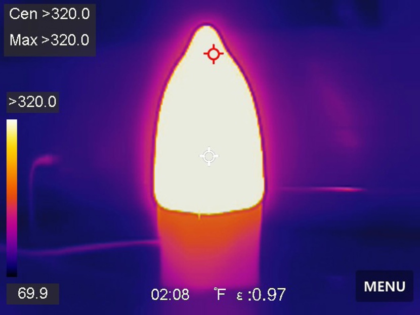 black+decker vitessa advanced cord reel - the entire soleplate on the vitessa reached 300 degrees and over...