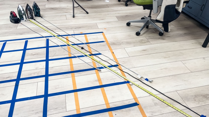 we measured each cord.