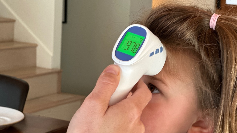 thermometer - infrared thermometers that use readings from the forehead are often...