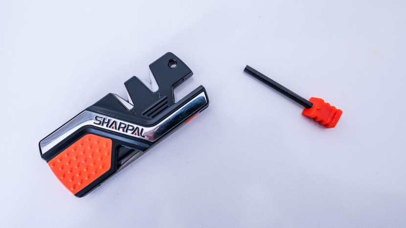 the flint stick works as a firestarter if you forget your matches.