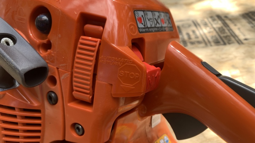 chainsaw - for ease of use, the husqvarna 450r incorporates a self-returning...