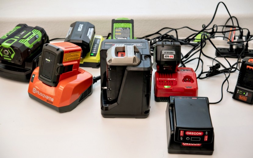 chainsaw - the batteries varied widely in both cost, performance, and charging...
