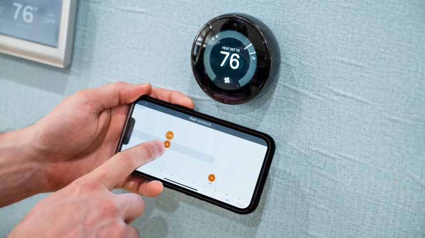 thermostat - setting a schedule via an intuitive smart app can be the easiest way...