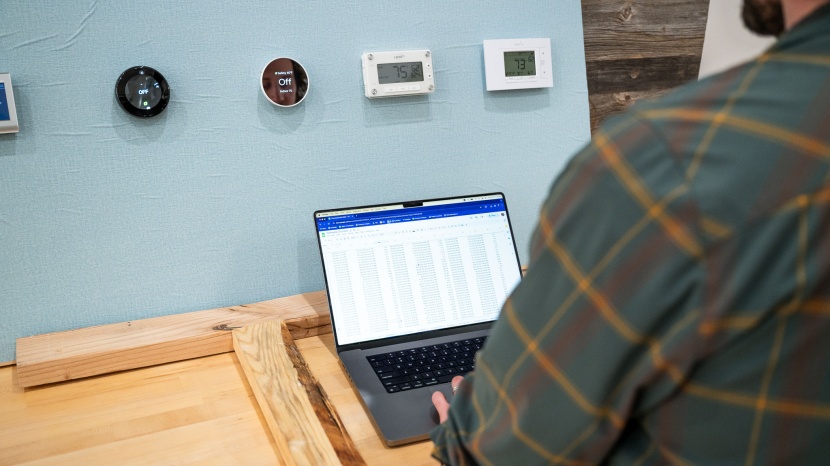 orbit clear comfort - we logged the temperature accuracy of each thermostat side-by-side.