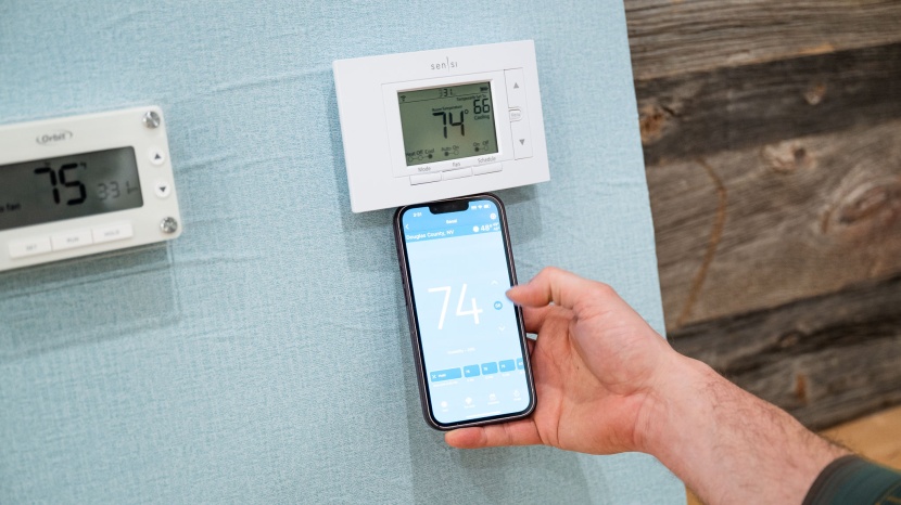 sensi wifi programmable - all scheduling is done on the sensi thermostat&#039;s app, where other...