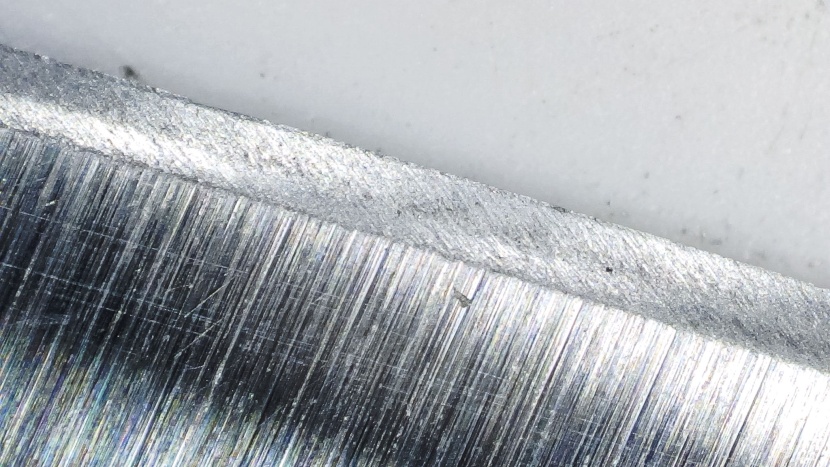 an example of a very clean edge after sharpening with the kerye...