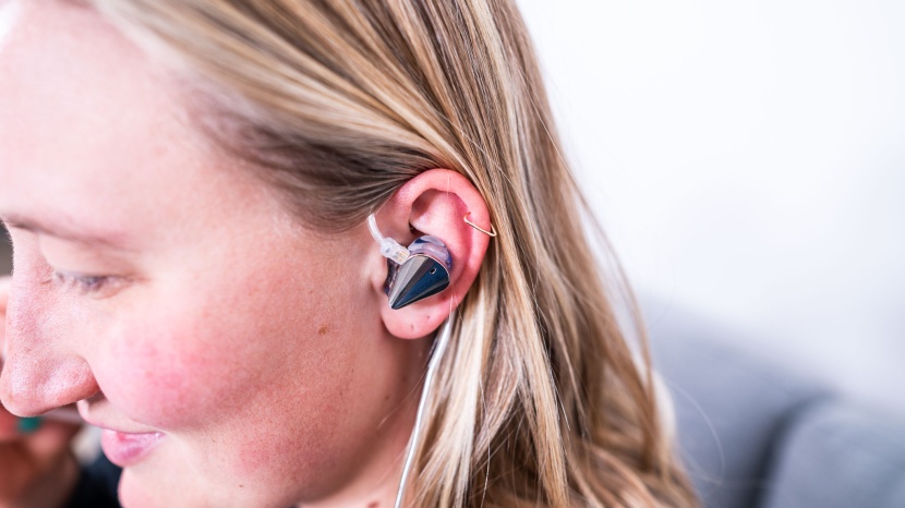 moondrop blessing 3 - because the wires curve around the top of the ear, they act as a...