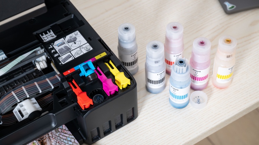 photo printer - the canon pixma g620 has an ink tank instead of cartridges, which...