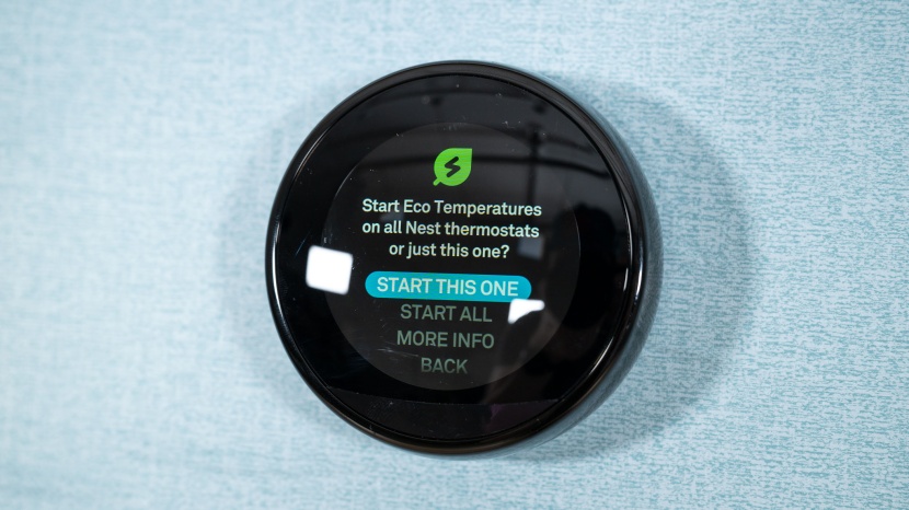 nest learning thermostat - the nest learning thermostat has a good eco mode with a dedicated...