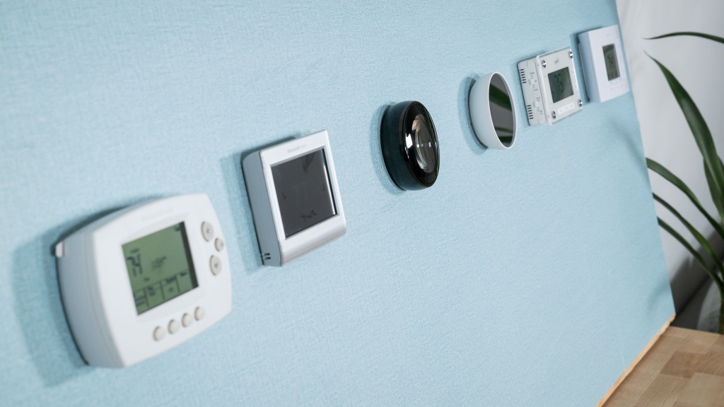 thermostat - some of the cohort lined up for side-by-side testing.